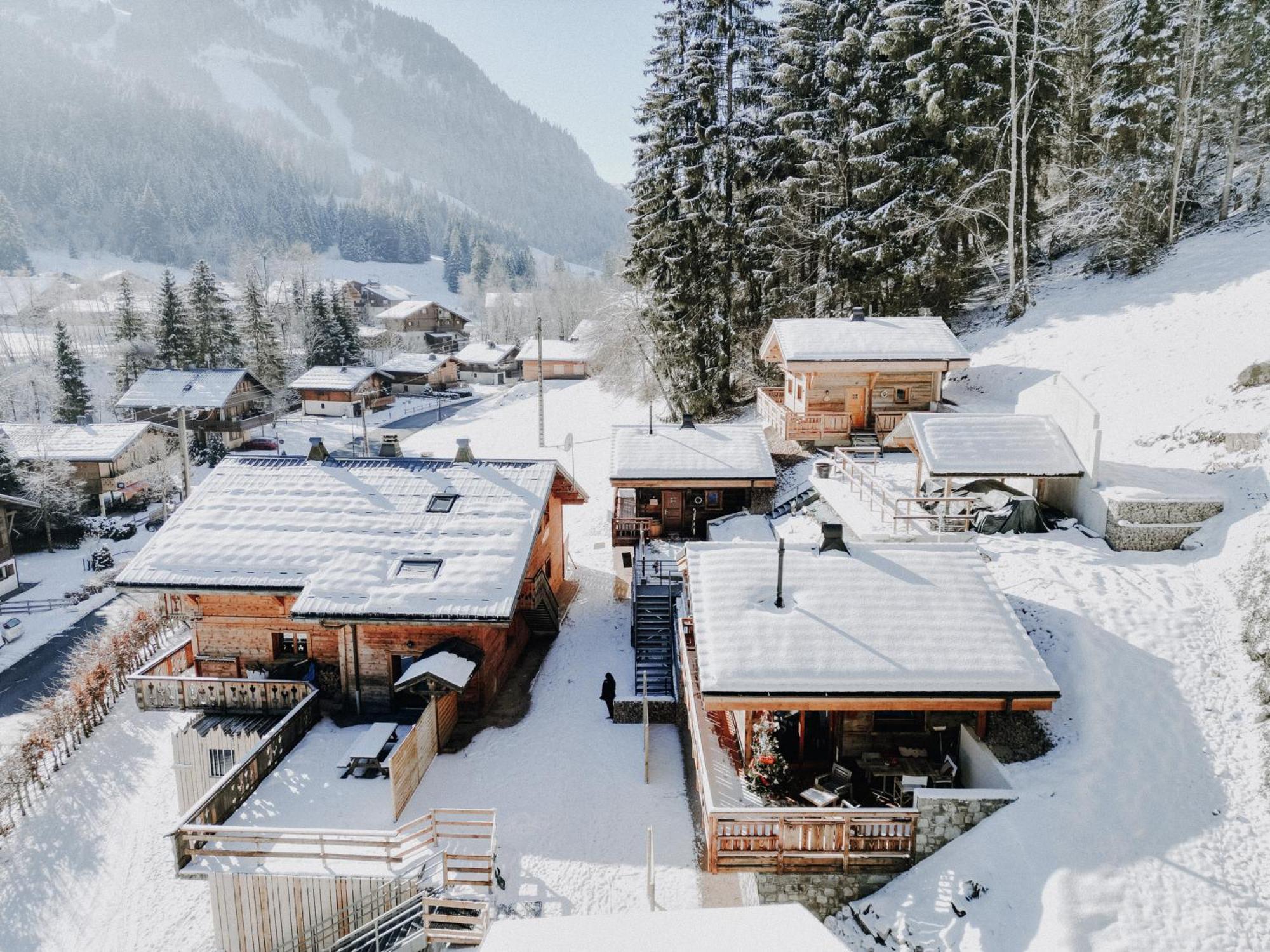 Savoya Lodges Châtel Exteriör bild