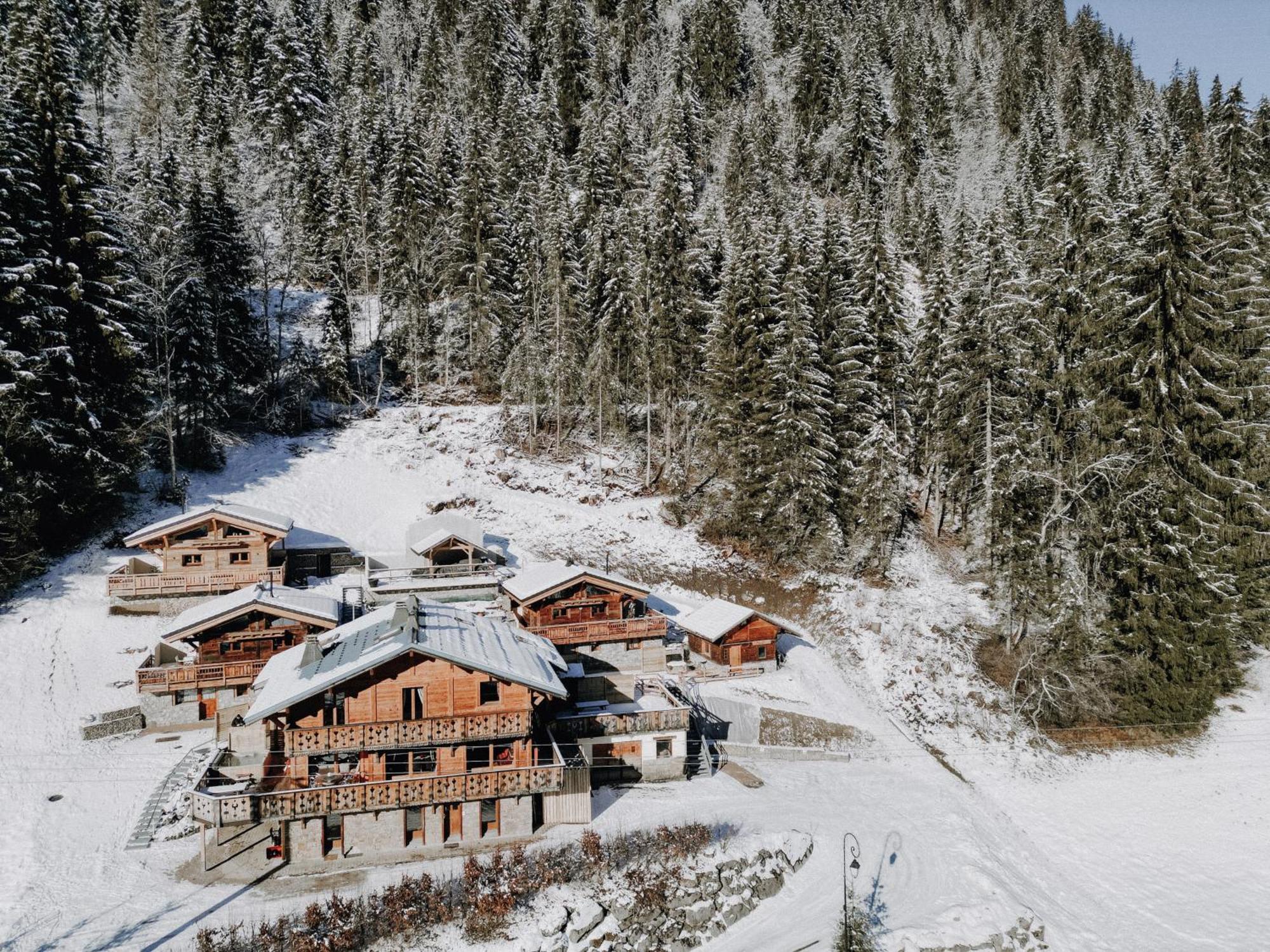 Savoya Lodges Châtel Exteriör bild